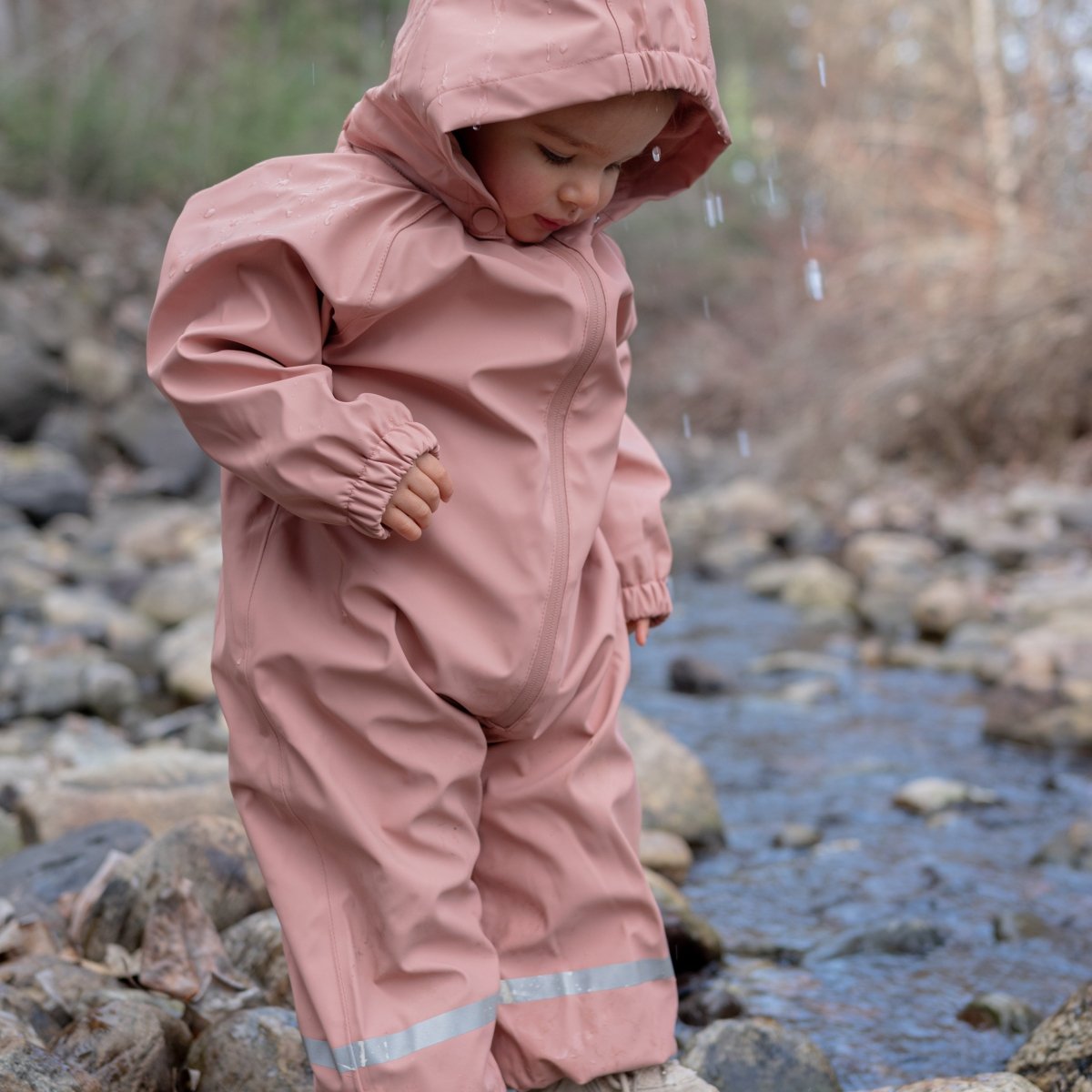 Rain Gear - Waterproof Fleece - Lined One - Piece Suit - Roobear Kids