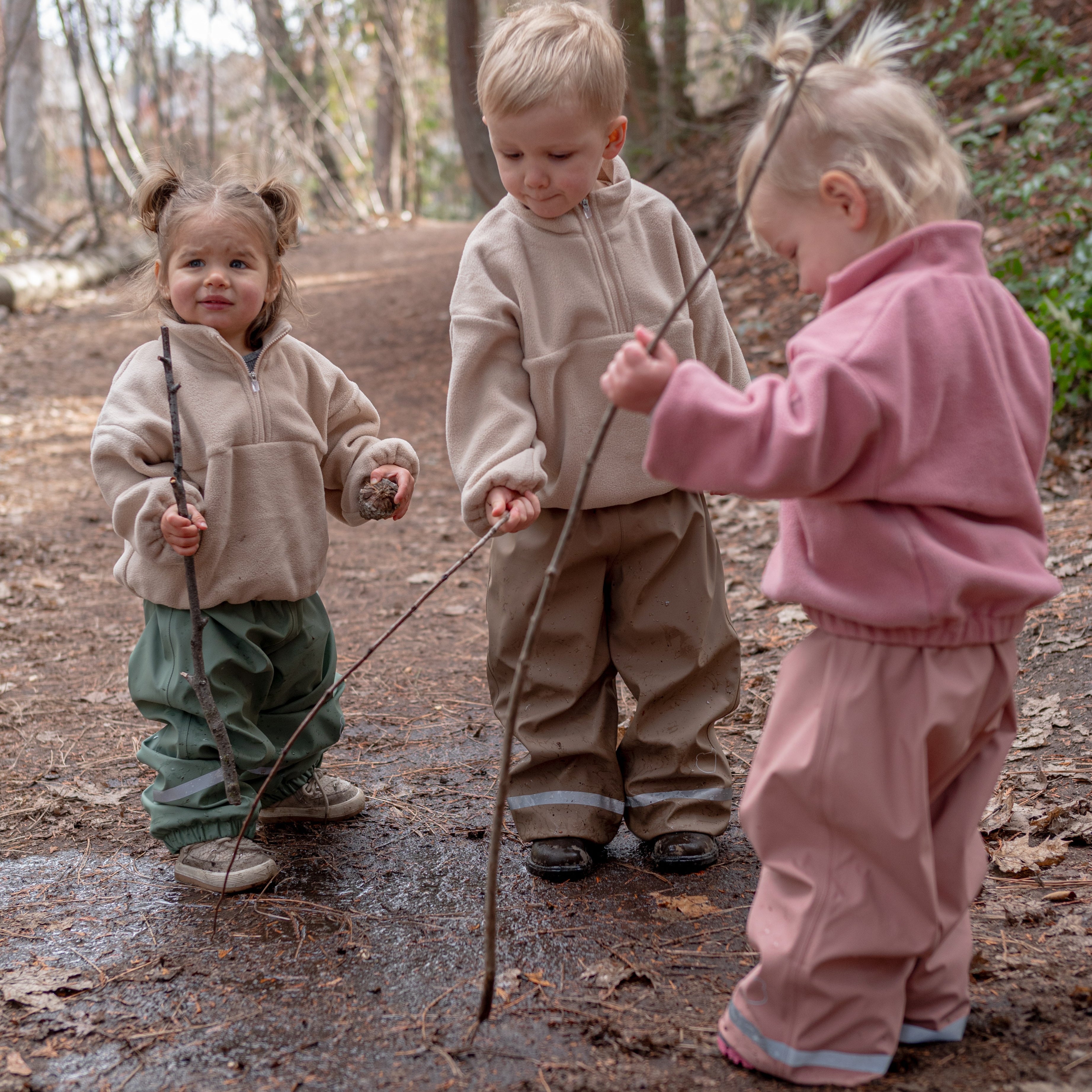 Rain Gear -  Waterproof Fleece-lined Splash Pants