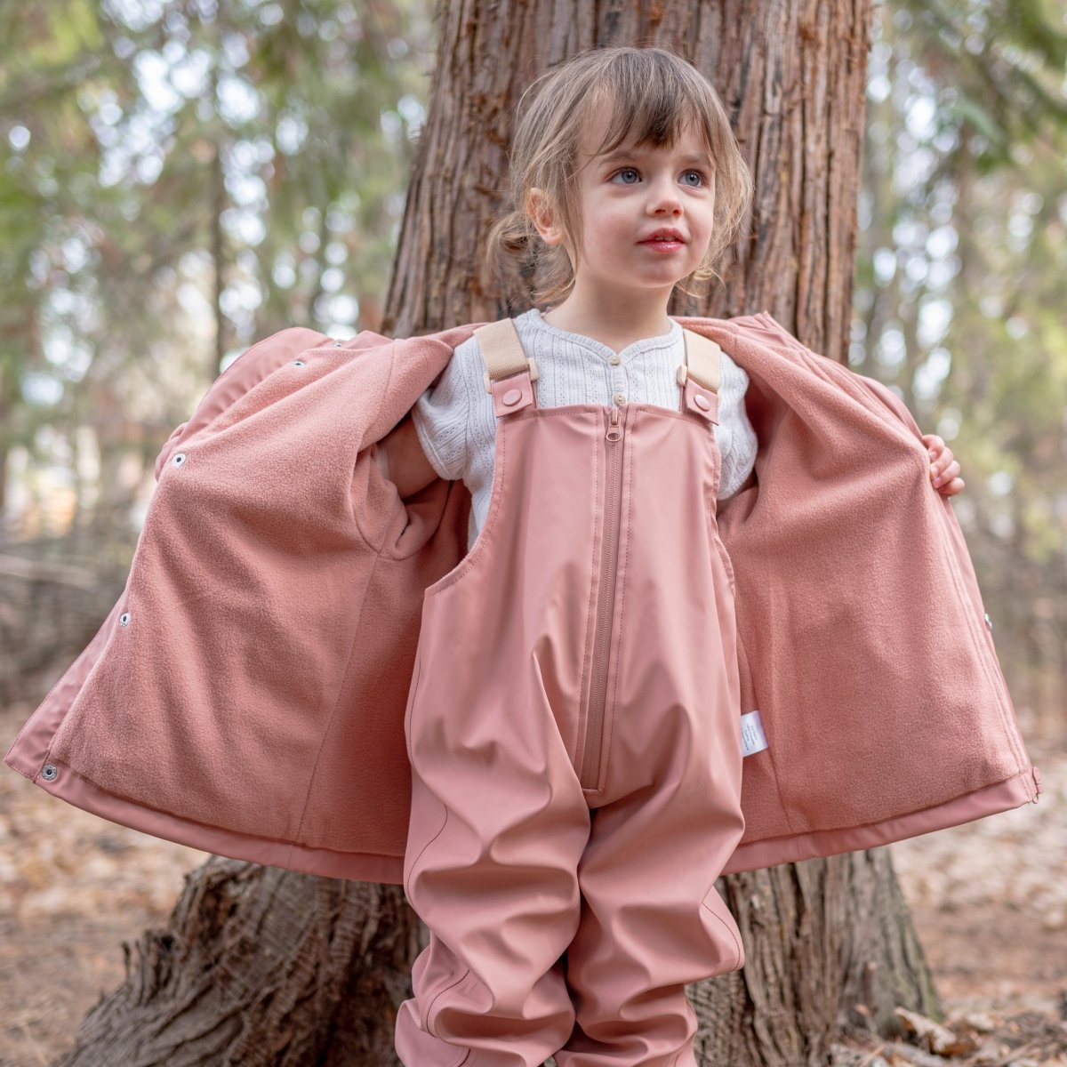 Rain Gear - Waterproof Fleece - Lined Rain Jacket - Roobear Kids