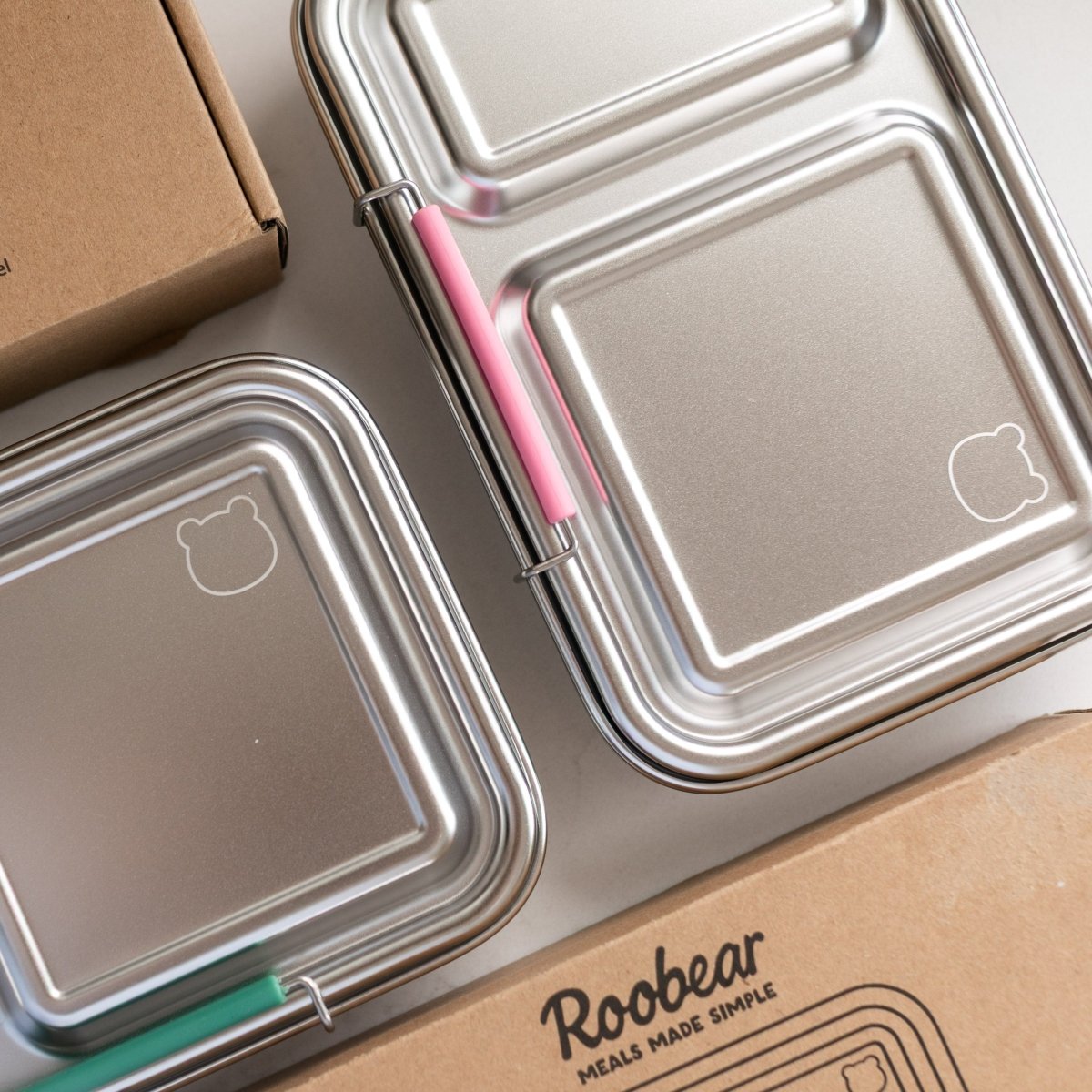 2 - Compartment Lunch Box - Roobear Kids