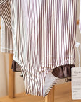 Long-Sleeve Ruffle One-Piece Sunsuit